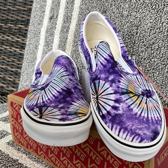 Vans Classic Slip-On New Age Purple Tie Dye MENS - Picture 7 of 16